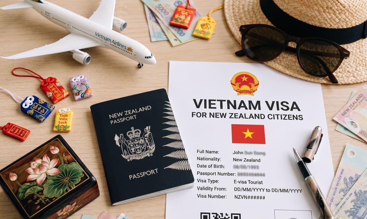 Vietnam Visa for New Zealand Citizens: E-Visa, Cost & Steps 