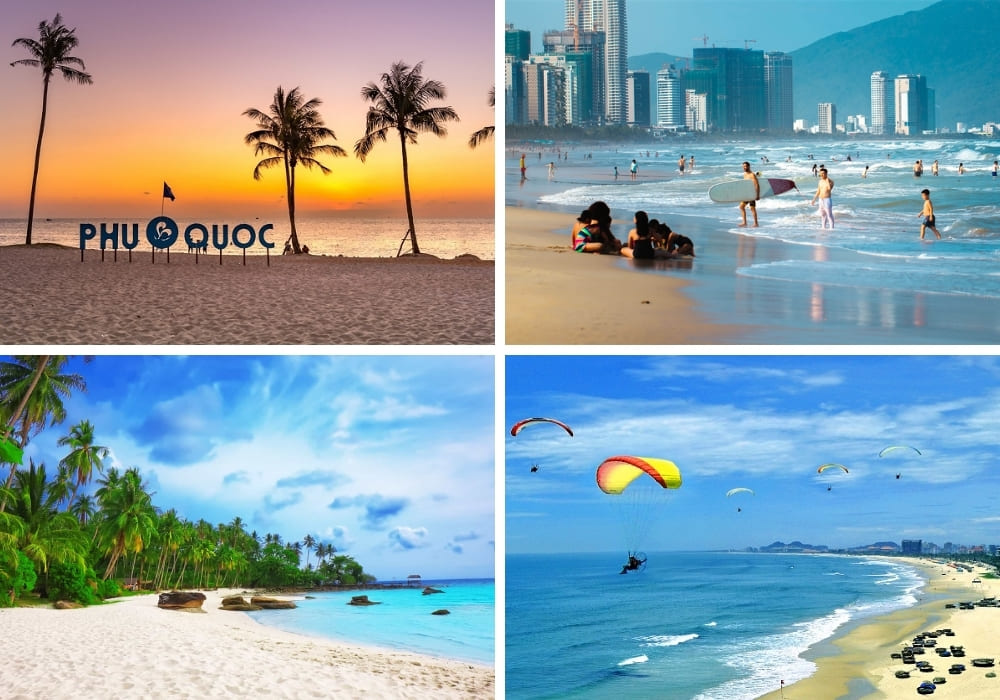 Enjoy Vietnam’s beautiful beaches.
