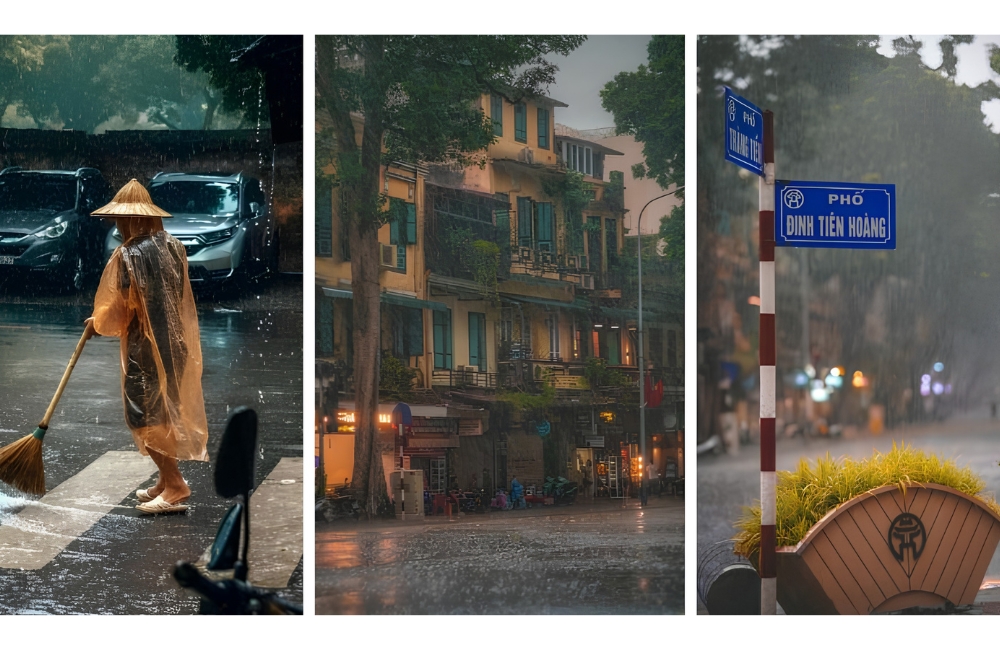 Raining season in Northern Vietnam