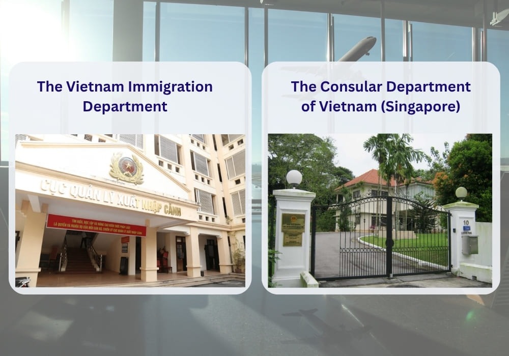  Vietnam e-visas and consular services are processed through separate official government channels.