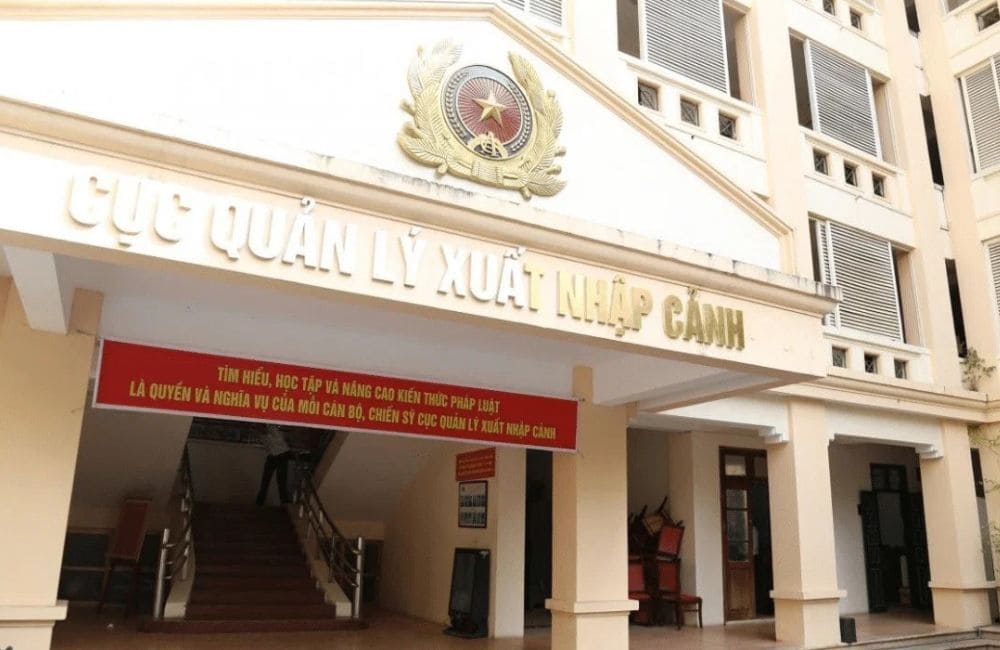 The Vietnam Immigration Department building 