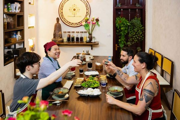 Vietnamese Cooking Class in Hanoi: Market Tour, Pickup & Recipe Book