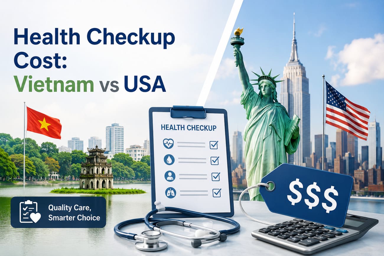 Health Checkup Cost: Vietnam vs USA
