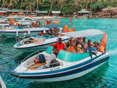 Cruise boats and ferries