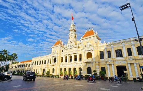 Arrive in Ho Chi Minh City, the southern end of the route