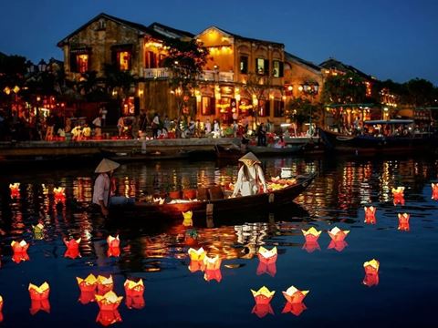 Day 3: Fly to Da Nang and settle into Hoi An, with the lantern streets after dark
