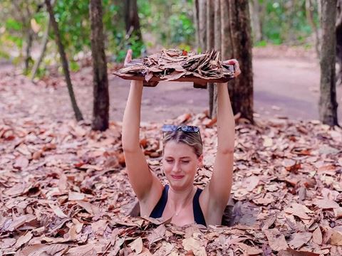 Day 2: Cu Chi Tunnels: a guided half day underground, then a free afternoon in Saigon
